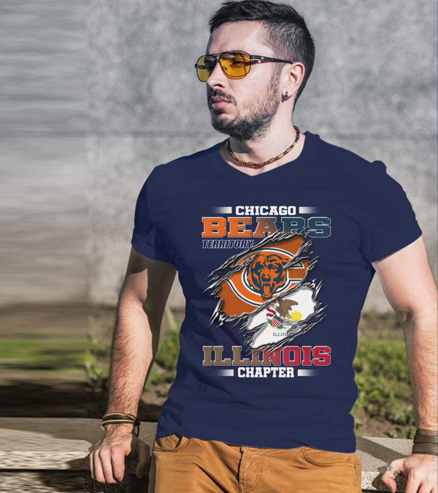 Chicago Bears Territory Illinois Chapter T-Shirt