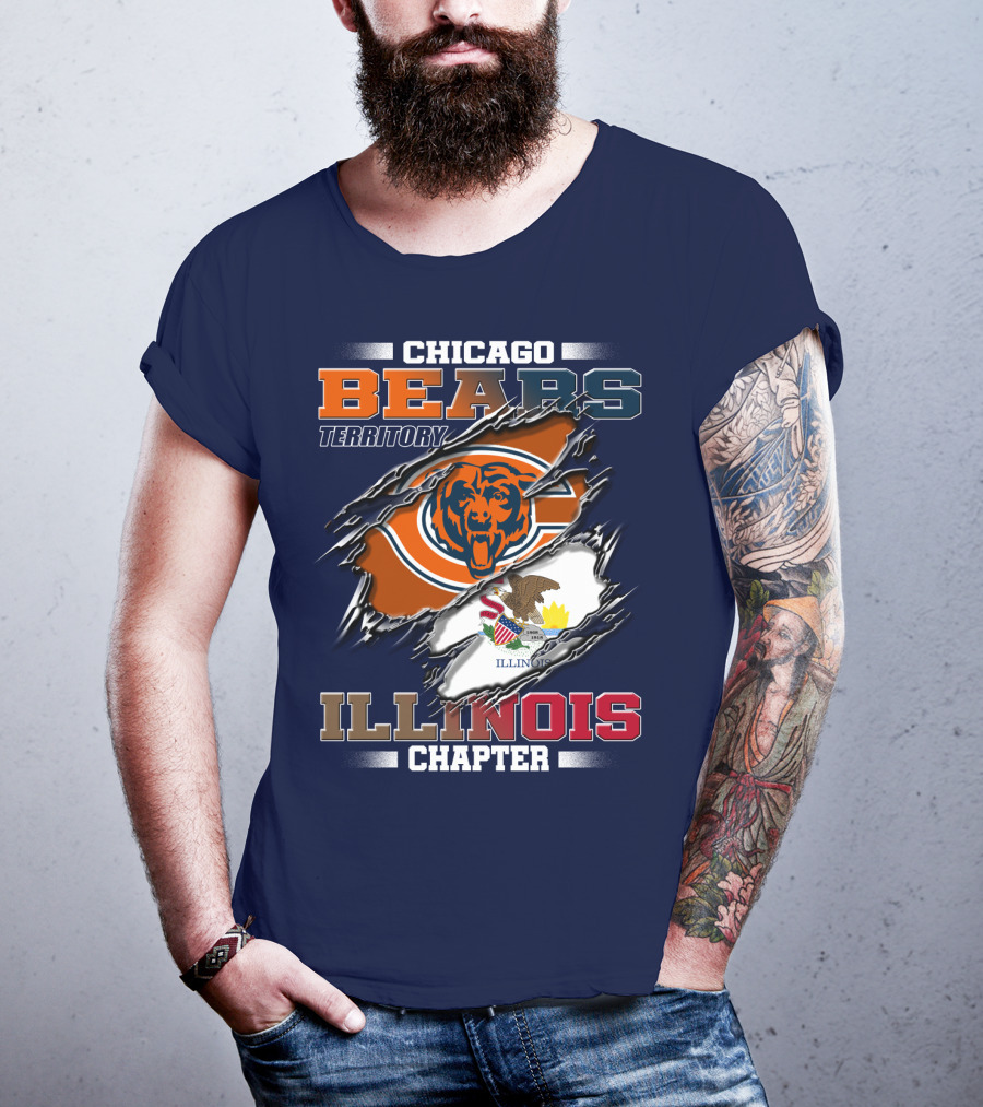 Chicago Bears Territory Illinois Chapter T-Shirt