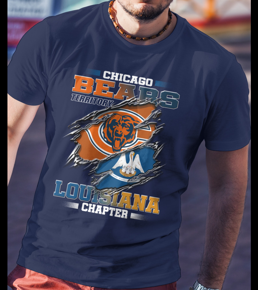 Chicago Bears Territory Louisiana Chapter T-Shirt