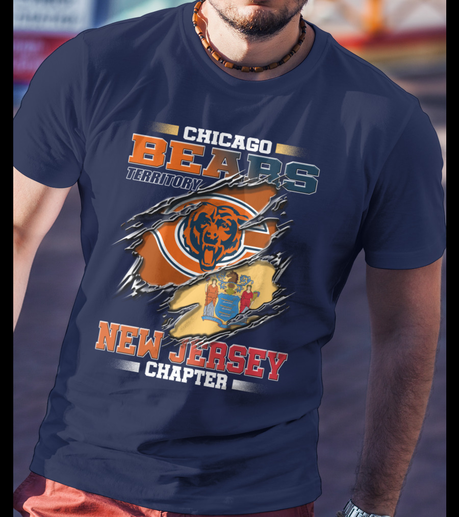 Chicago Bears Territory New Jersey Chapter T-Shirt