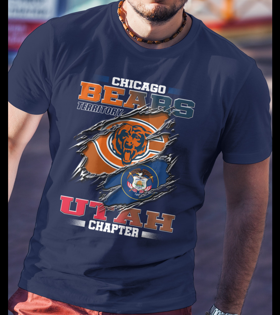 Chicago Bears Territory Utah Chapter T-Shirt