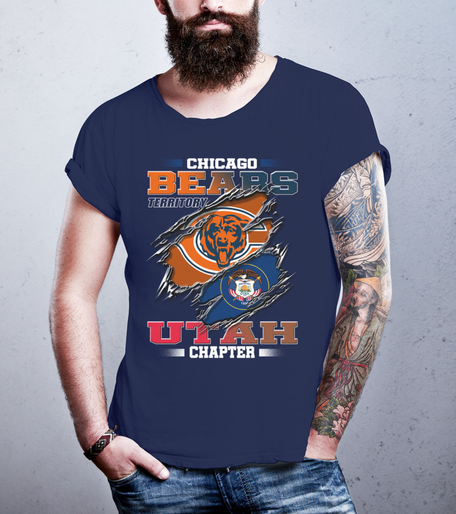 Chicago Bears Territory Utah Chapter T-Shirt