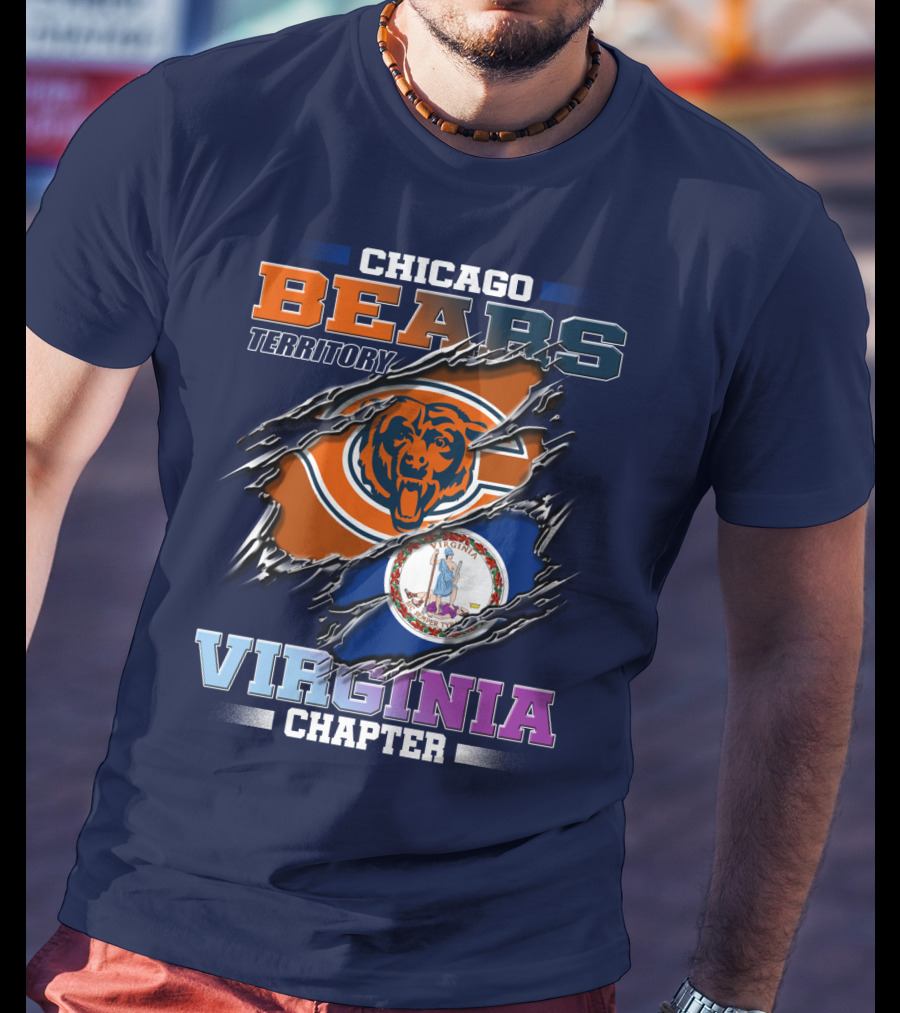Chicago Bears Territory Virginia Chapter T-Shirt