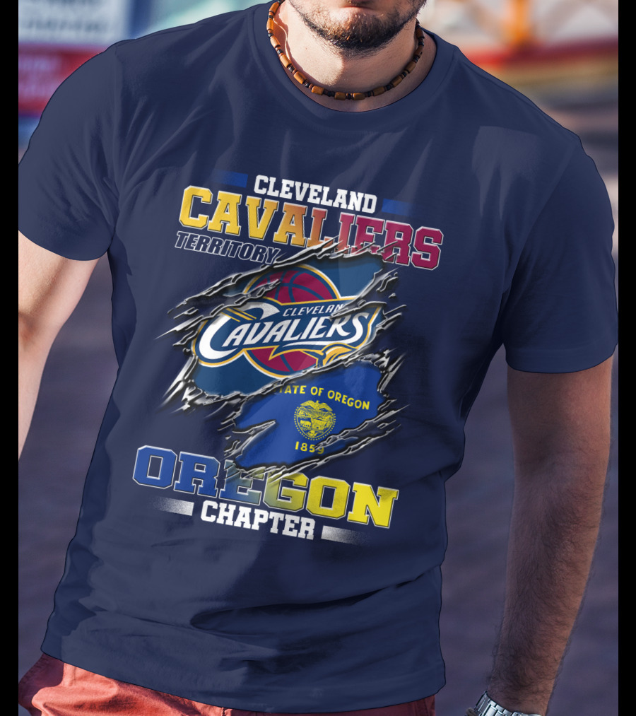Cleveland Cavaliers Territory Oregon Chapter State Of Oregon 1859 T-Shirt