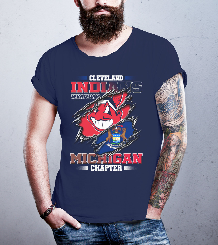 Cleveland Indians Territory Michigan Chapter T-Shirt