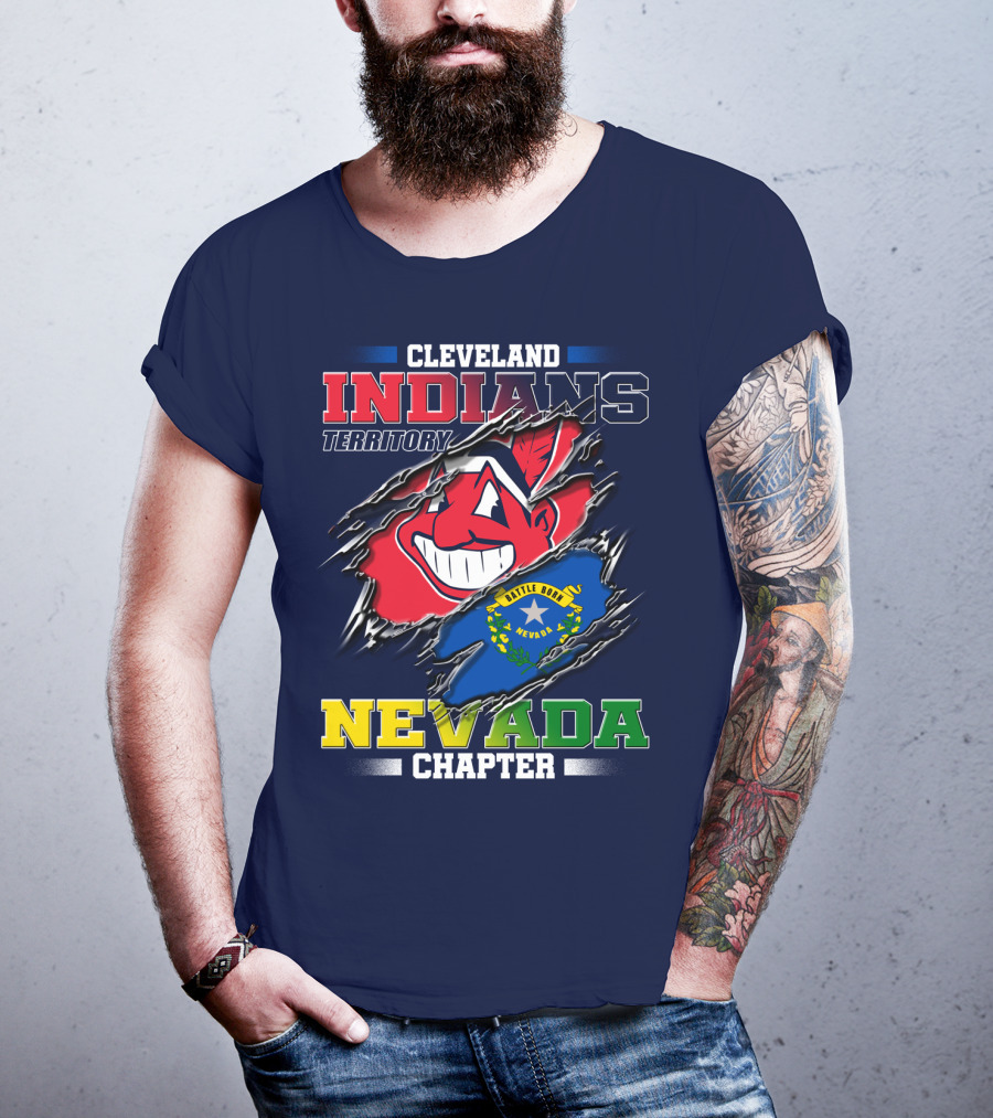 Cleveland Indians Territory Nevada Chapter Little Born T-Shirt
