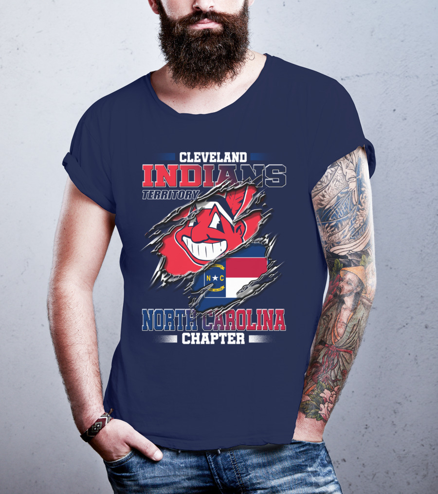 Cleveland Indians Territory North Carolina Chapter T-Shirt