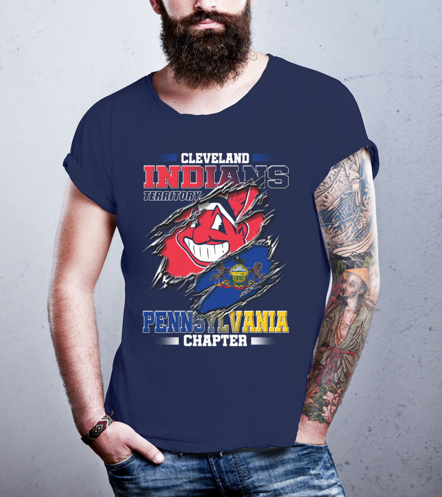 Cleveland Indians Territory Pennsylvania Chapter T-Shirt