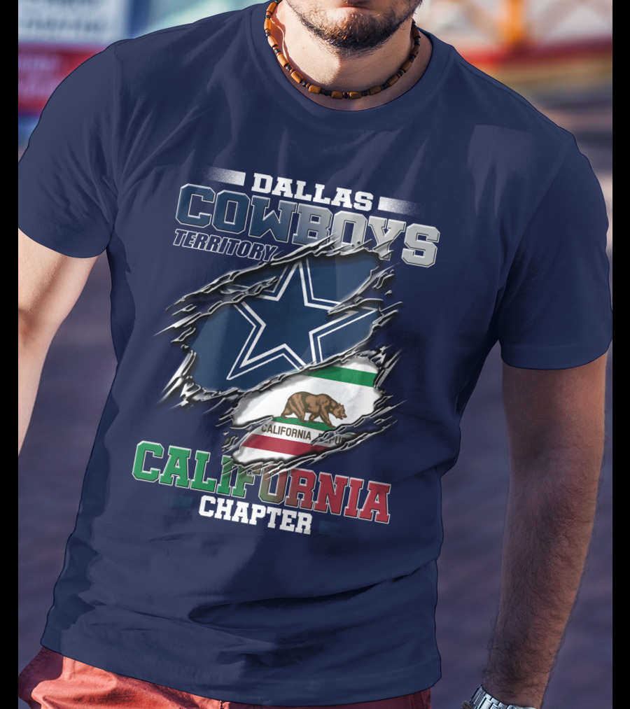 Dallas Cowboys Territory California Chapter T-Shirt