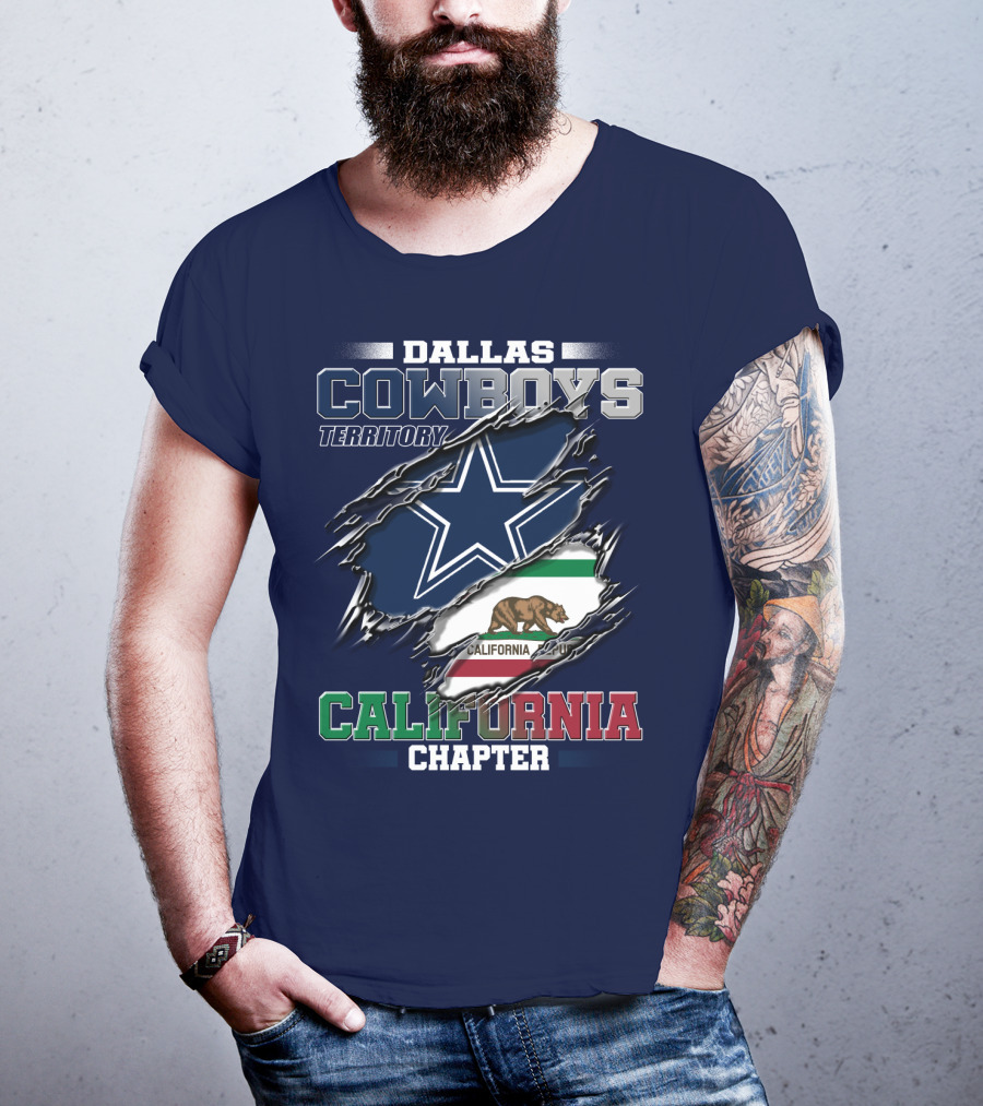Dallas Cowboys Territory California Chapter T-Shirt