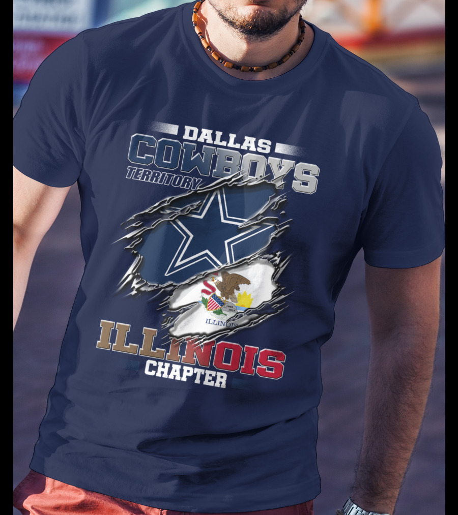 Dallas Cowboys Territory Illinois Chapter T-Shirt
