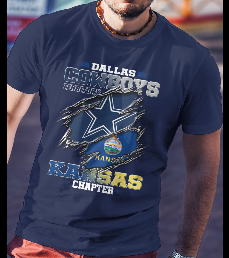 Dallas Cowboys Territory Kansas Chapter T-Shirt