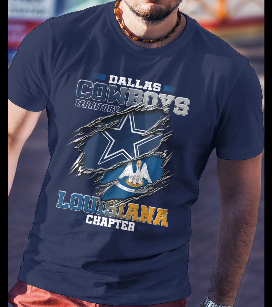 Dallas Cowboys Territory Louisiana Chapter T-Shirt