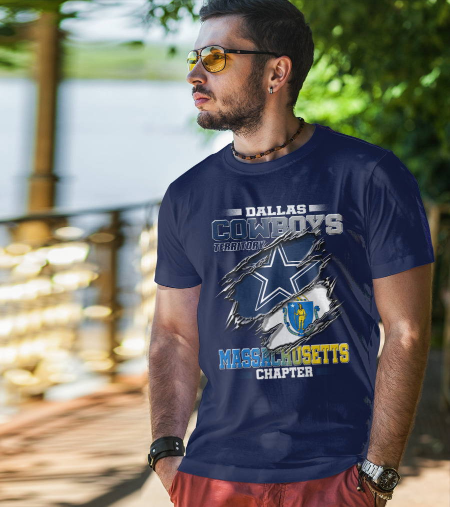 Dallas Cowboys Territory Massachusetts Chapter T-Shirt