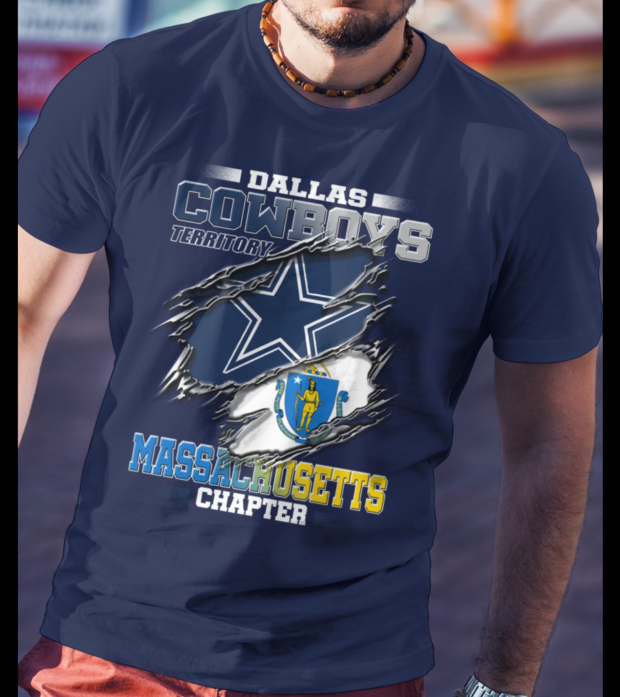 Dallas Cowboys Territory Massachusetts Chapter T-Shirt