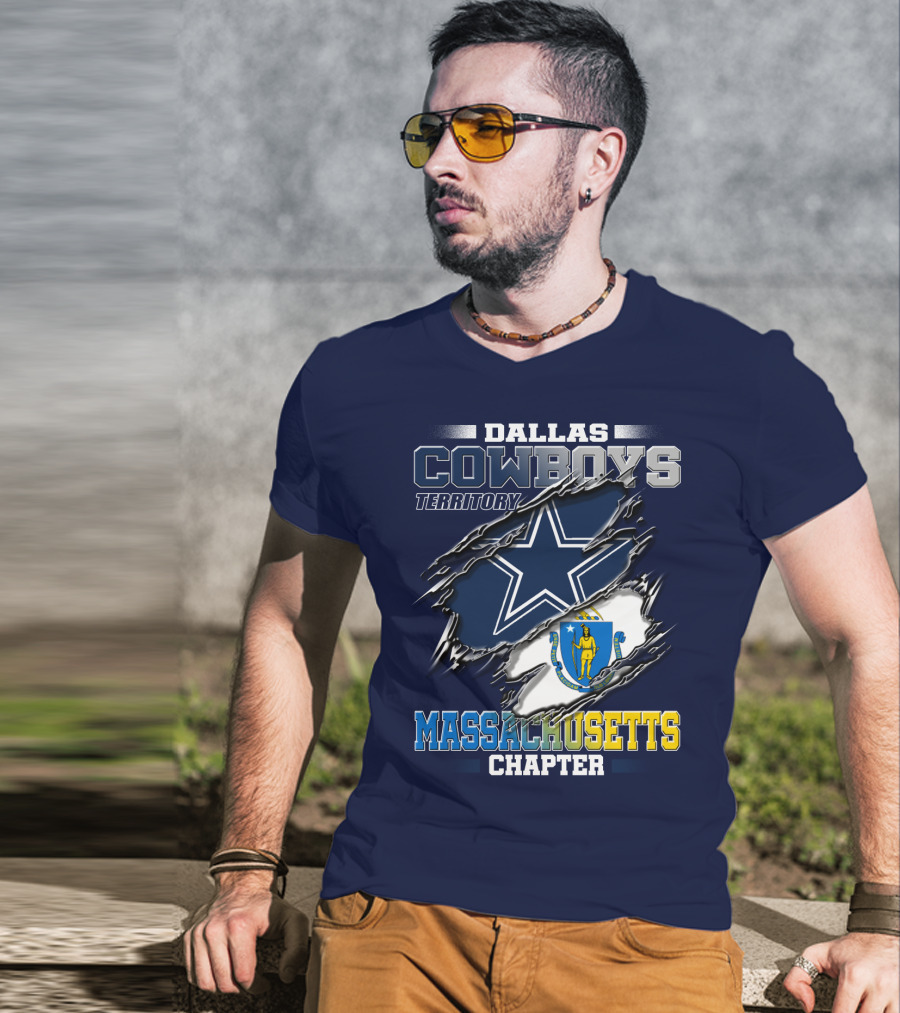 Dallas Cowboys Territory Massachusetts Chapter T-Shirt