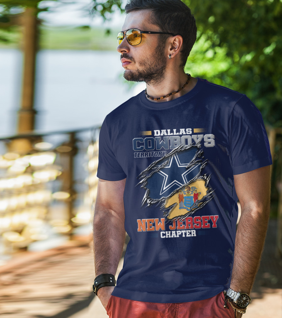 Dallas Cowboys Territory New Jersey Chapter T-Shirt
