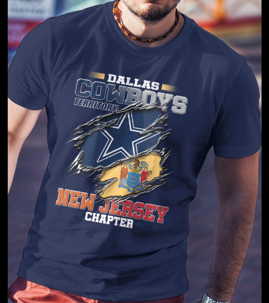 Dallas Cowboys Territory New Jersey Chapter T-Shirt