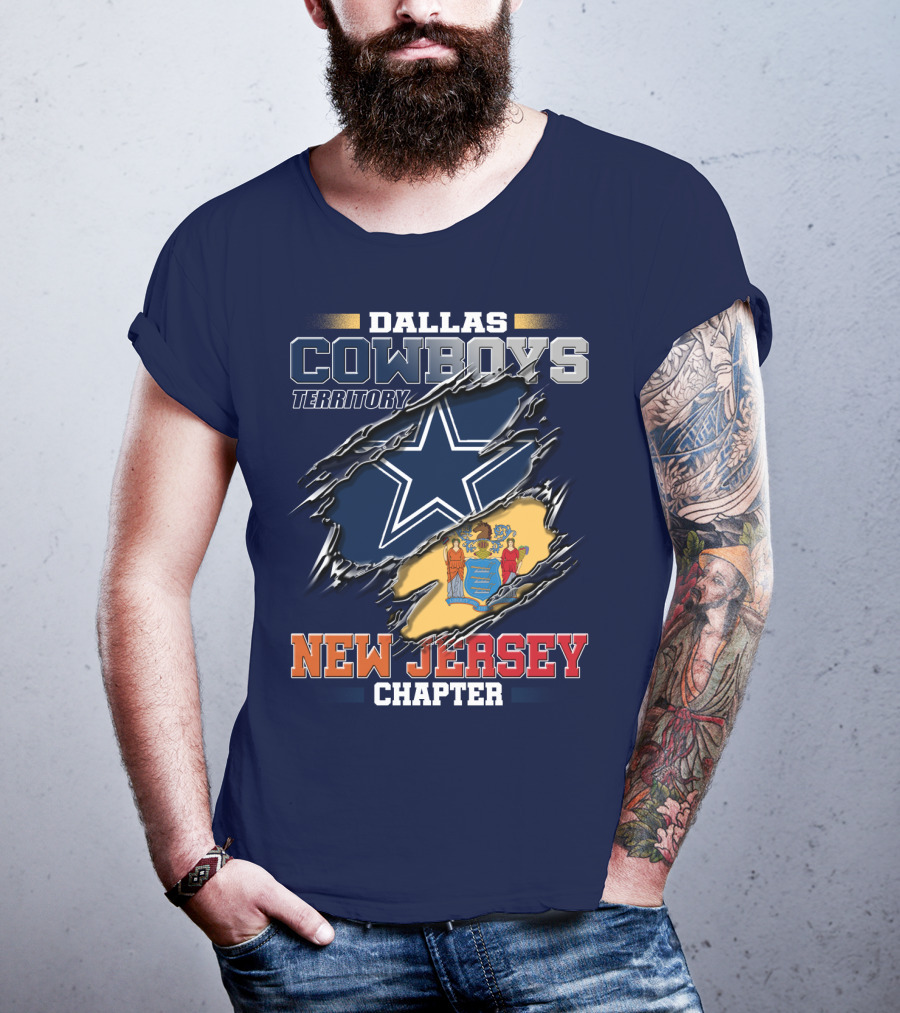 Dallas Cowboys Territory New Jersey Chapter T-Shirt