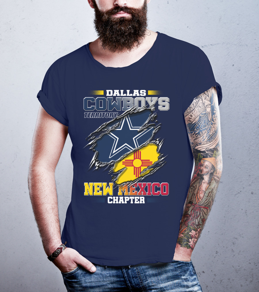 Dallas Cowboys Territory New Mexico Chapter T-Shirt