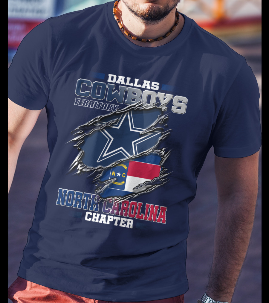 Dallas Cowboys Territory North Carolina Chapter T-Shirt
