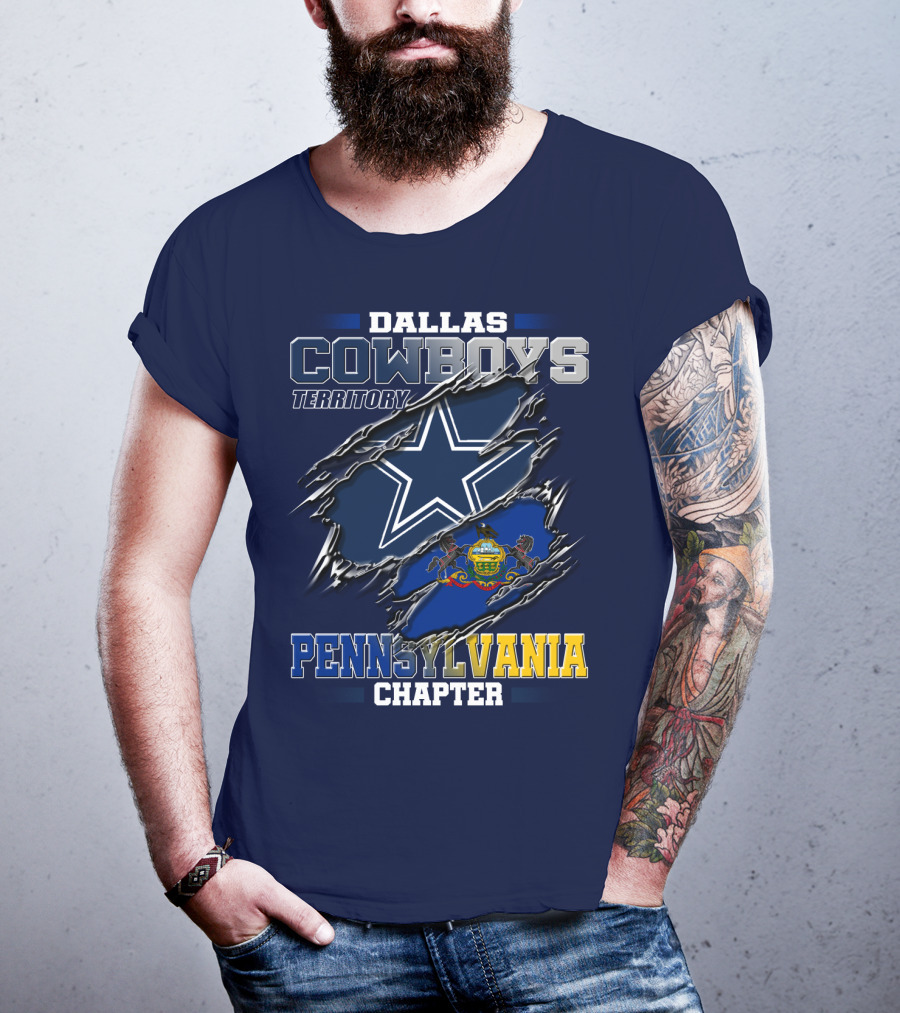 Dallas Cowboys Territory Pennsylvania Chapter T-Shirt