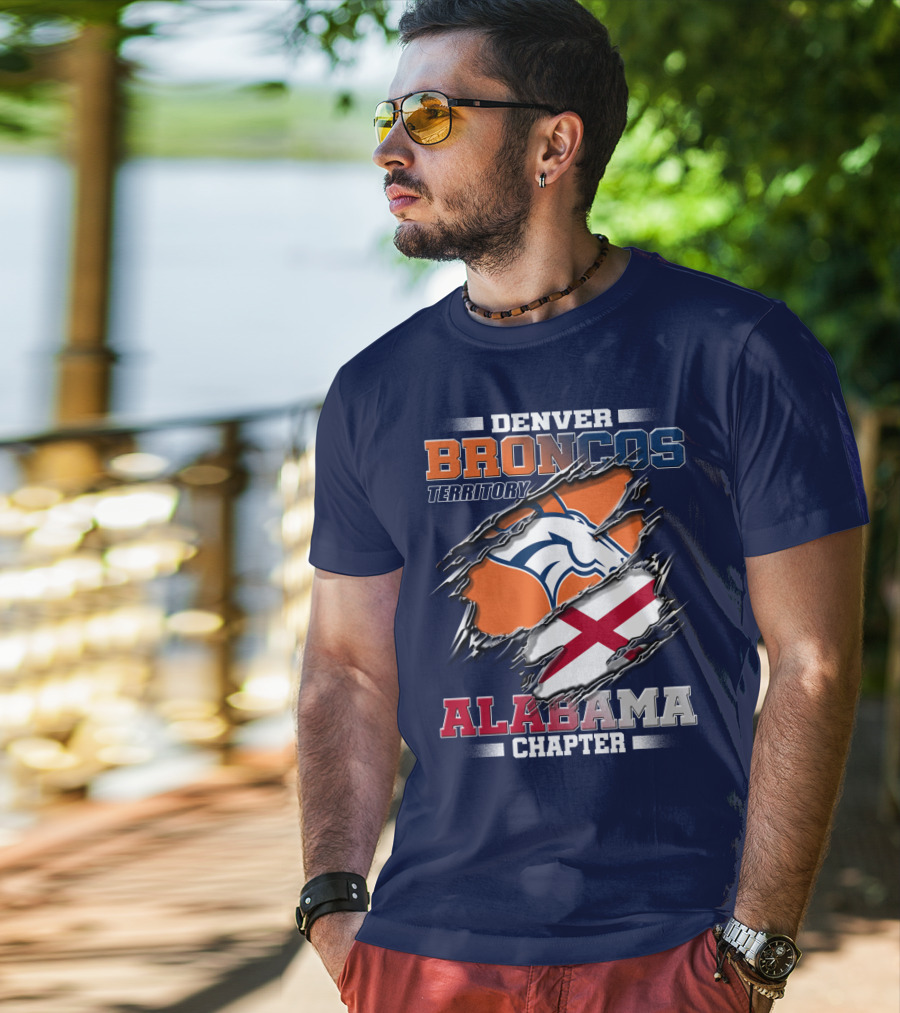 Denver Broncos Territory Alabama Chapter T-Shirt