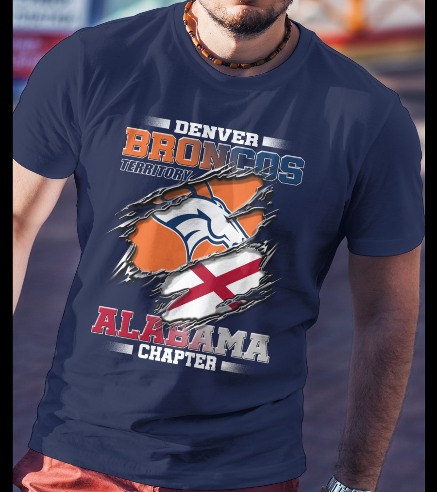 Denver Broncos Territory Alabama Chapter T-Shirt