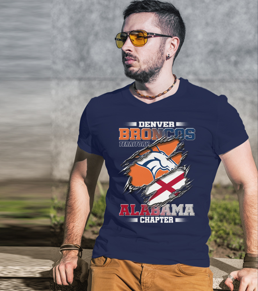 Denver Broncos Territory Alabama Chapter T-Shirt
