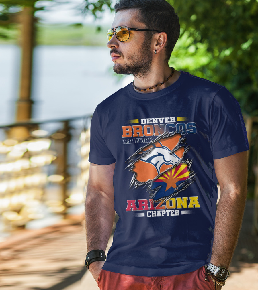 Denver Broncos Territory Arizona Chapter T-Shirt
