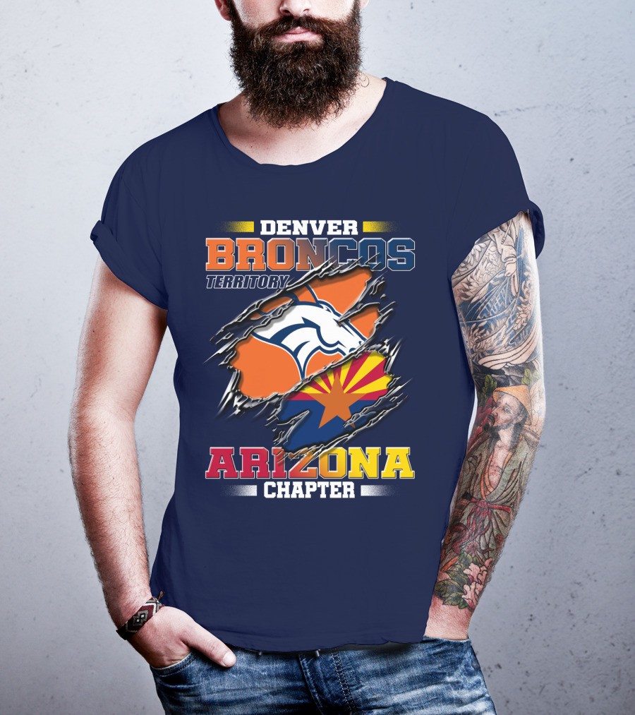 Denver Broncos Territory Arizona Chapter T-Shirt