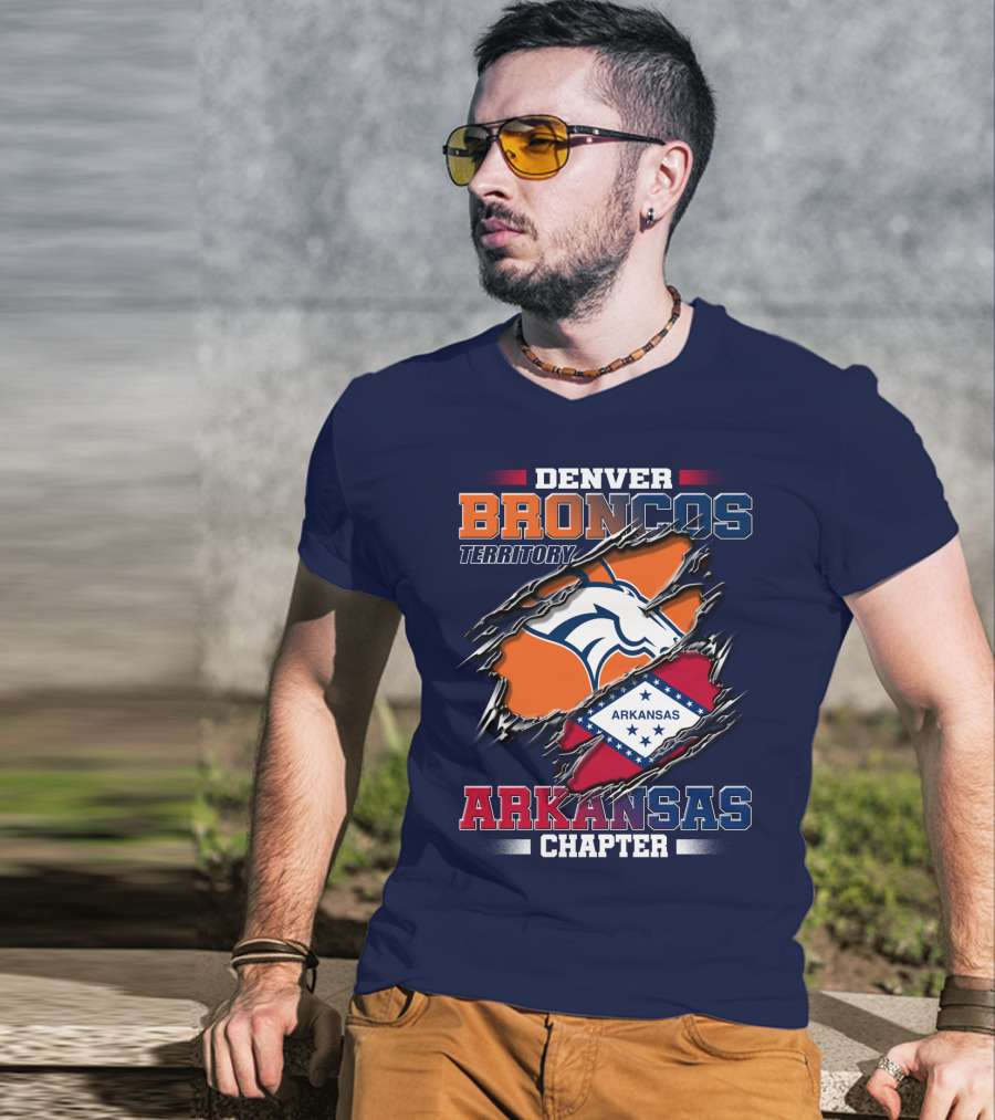 Denver Broncos Territory Arkansas Chapter T-Shirt