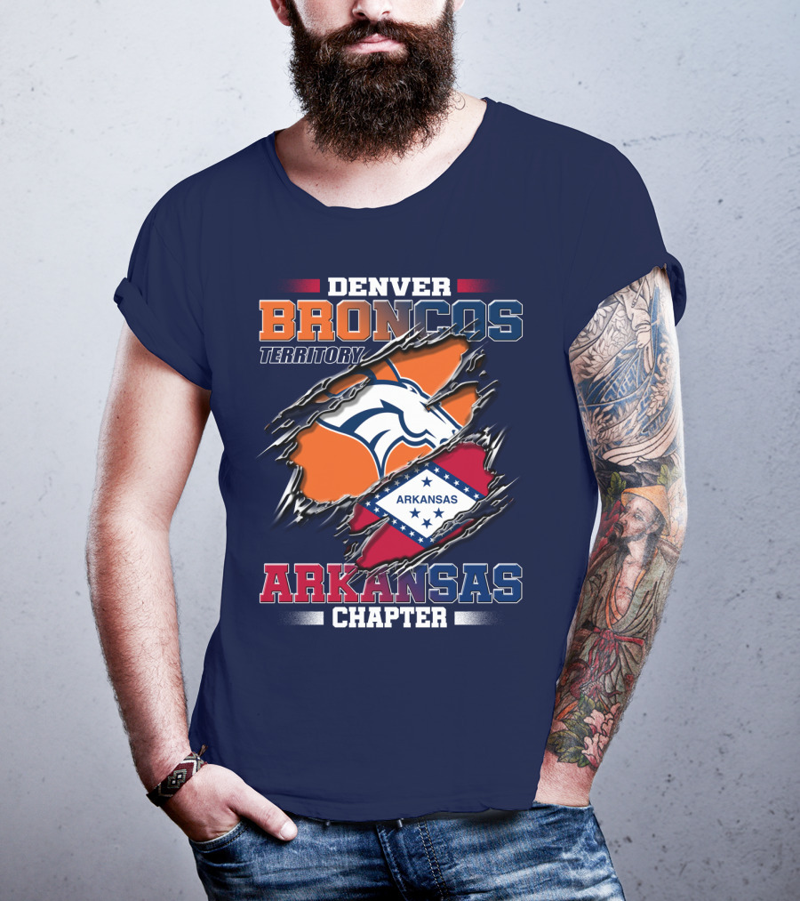 Denver Broncos Territory Arkansas Chapter T-Shirt