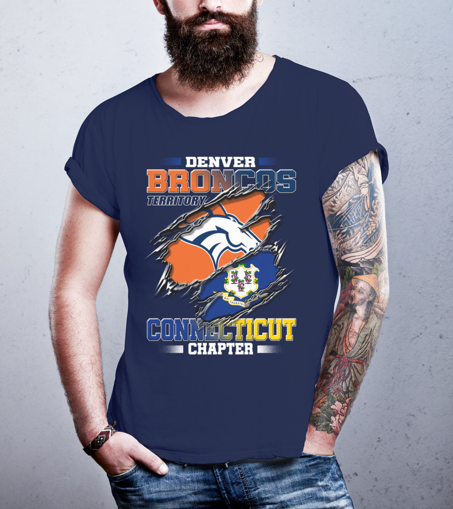 Denver Broncos Territory Connecticut Chapter T-Shirt