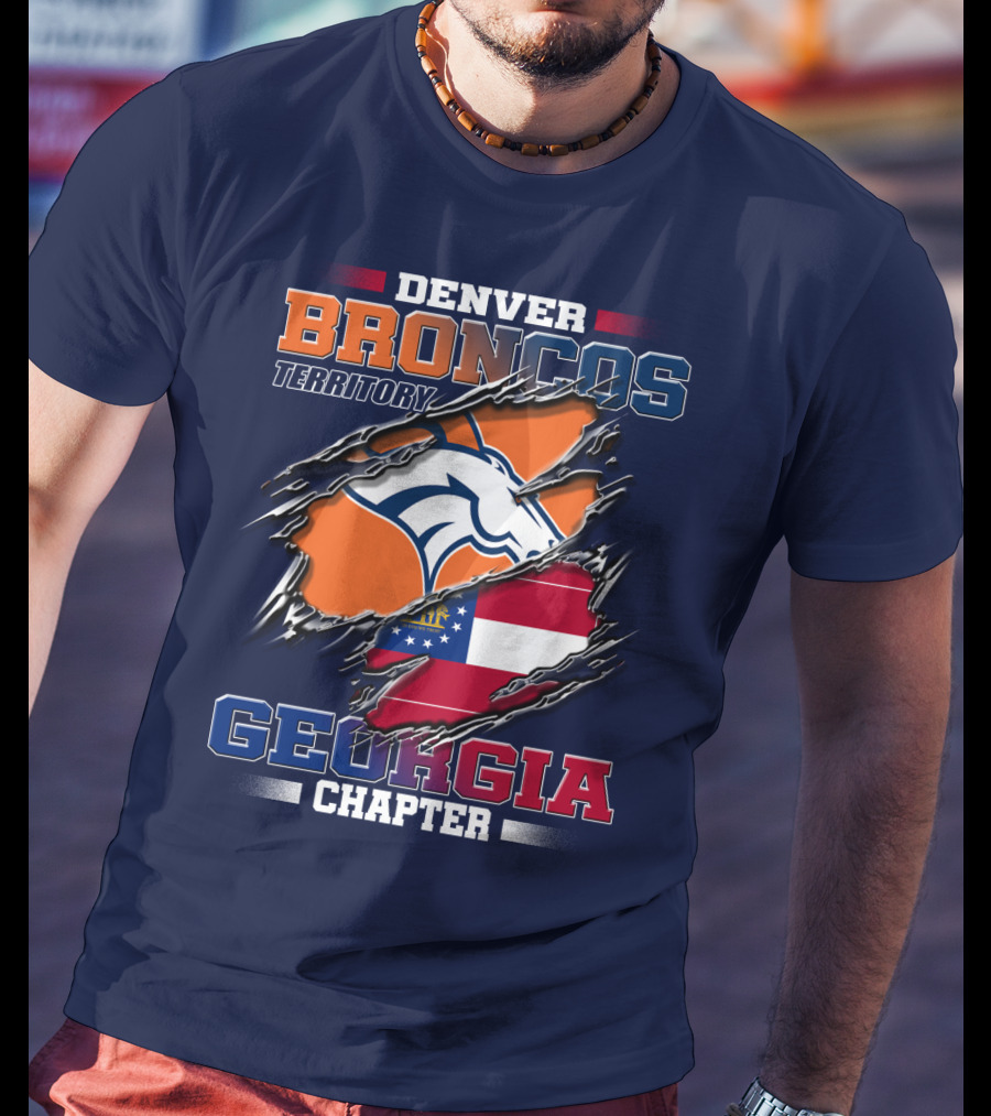 Denver Broncos Territory Georgia Chapter T-Shirt