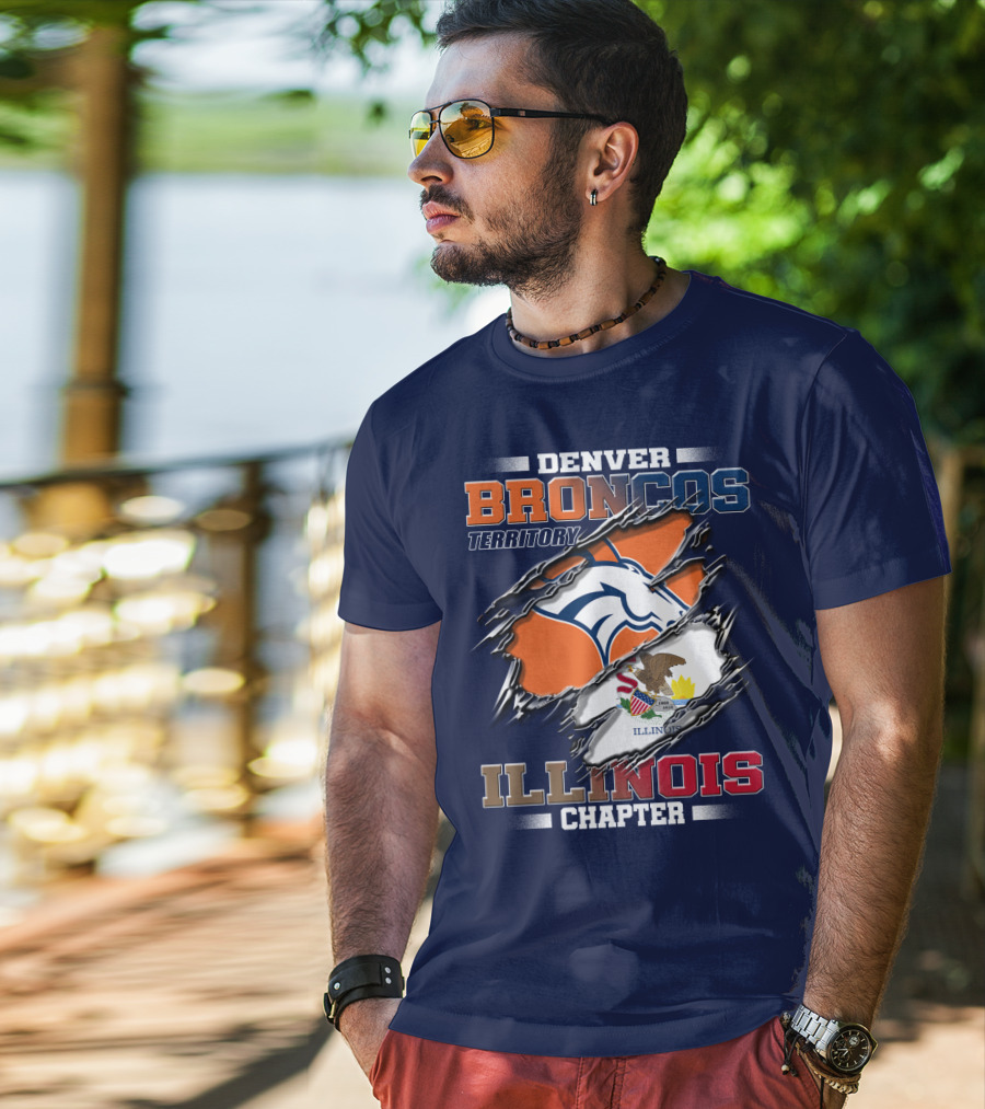 Denver Broncos Territory Illinois Chapter T-Shirt