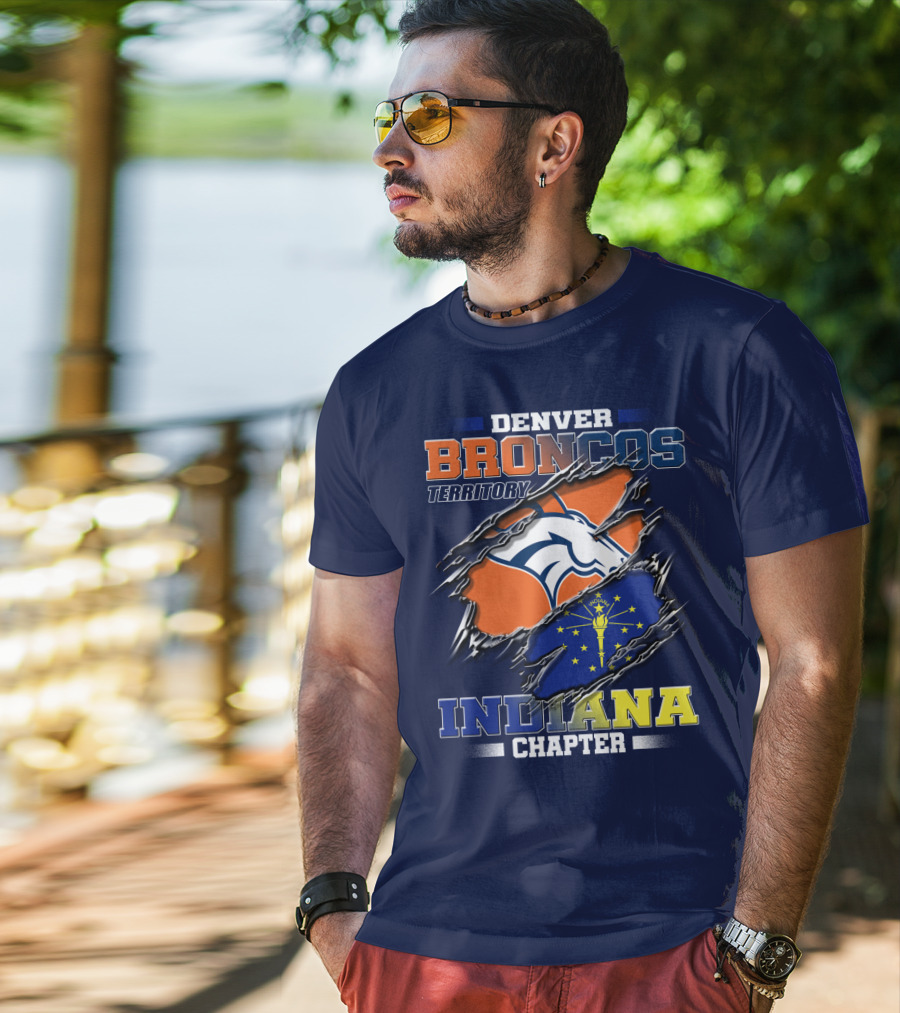 Denver Broncos Territory Indiana Chapter T-Shirt
