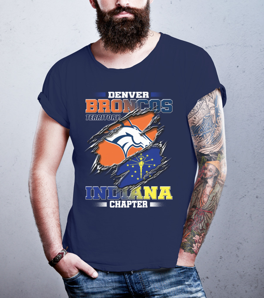 Denver Broncos Territory Indiana Chapter T-Shirt