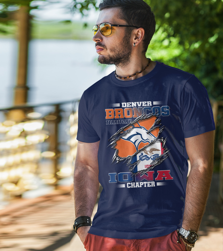 Denver Broncos Territory Iowa Chapter T-Shirt