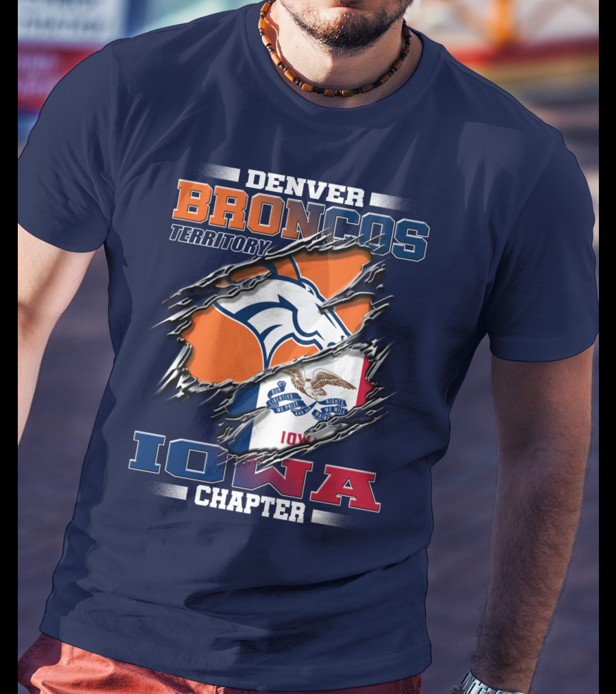 Denver Broncos Territory Iowa Chapter T-Shirt