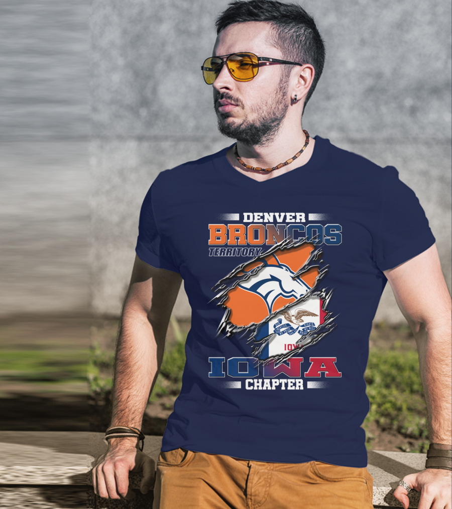 Denver Broncos Territory Iowa Chapter T-Shirt