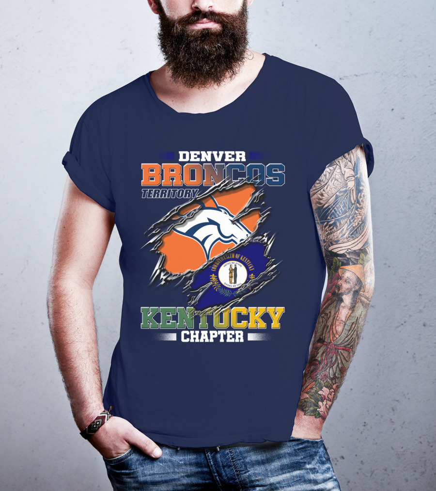 Denver Broncos Territory Kentucky Chapter T-Shirt