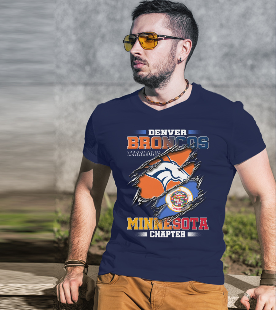 Denver Broncos Territory Minnesota Chapter T-Shirt