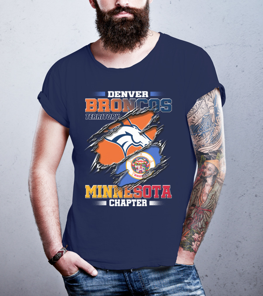Denver Broncos Territory Minnesota Chapter T-Shirt