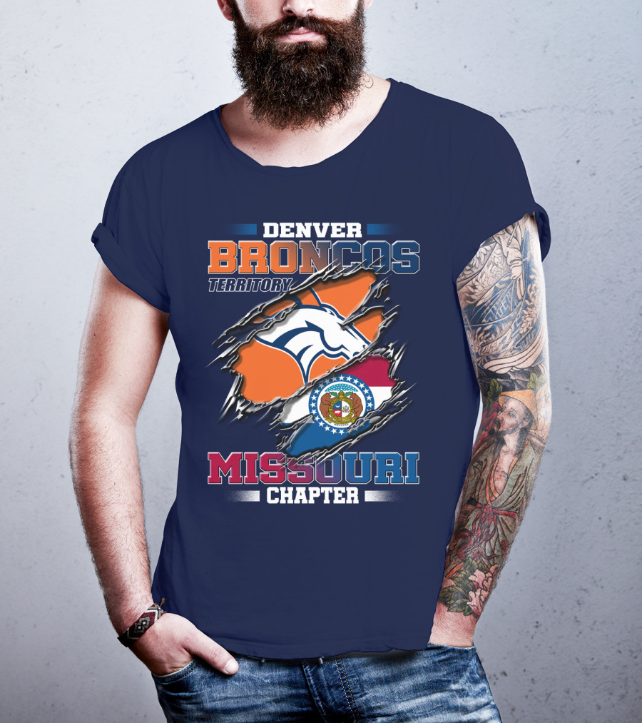 Denver Broncos Territory Missouri Chapter T-Shirt