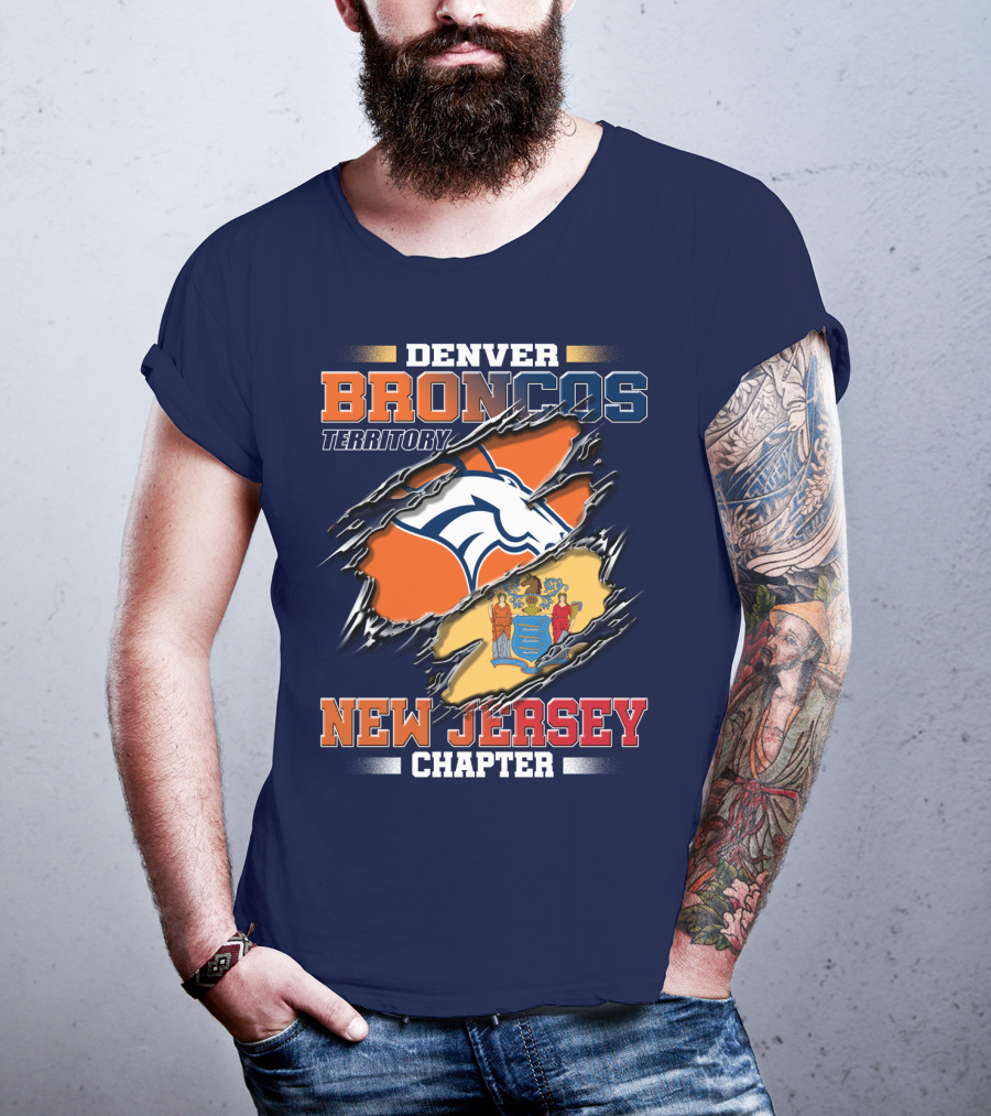 Denver Broncos Territory New Jersey Chapter T-Shirt