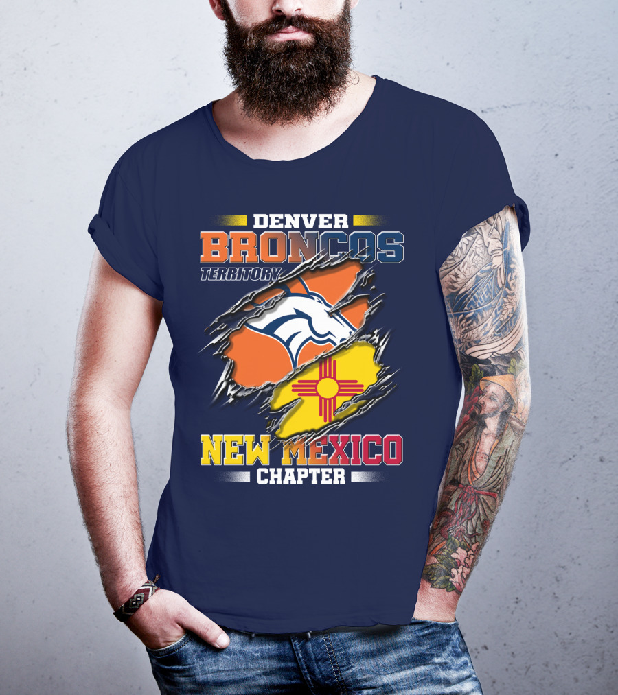 Denver Broncos Territory New Mexico Chapter T-Shirt