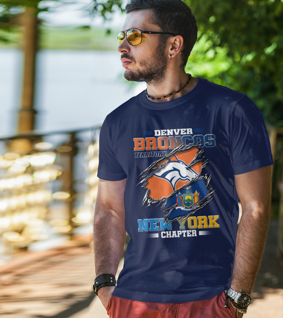 Denver Broncos Territory New York Chapter T-Shirt