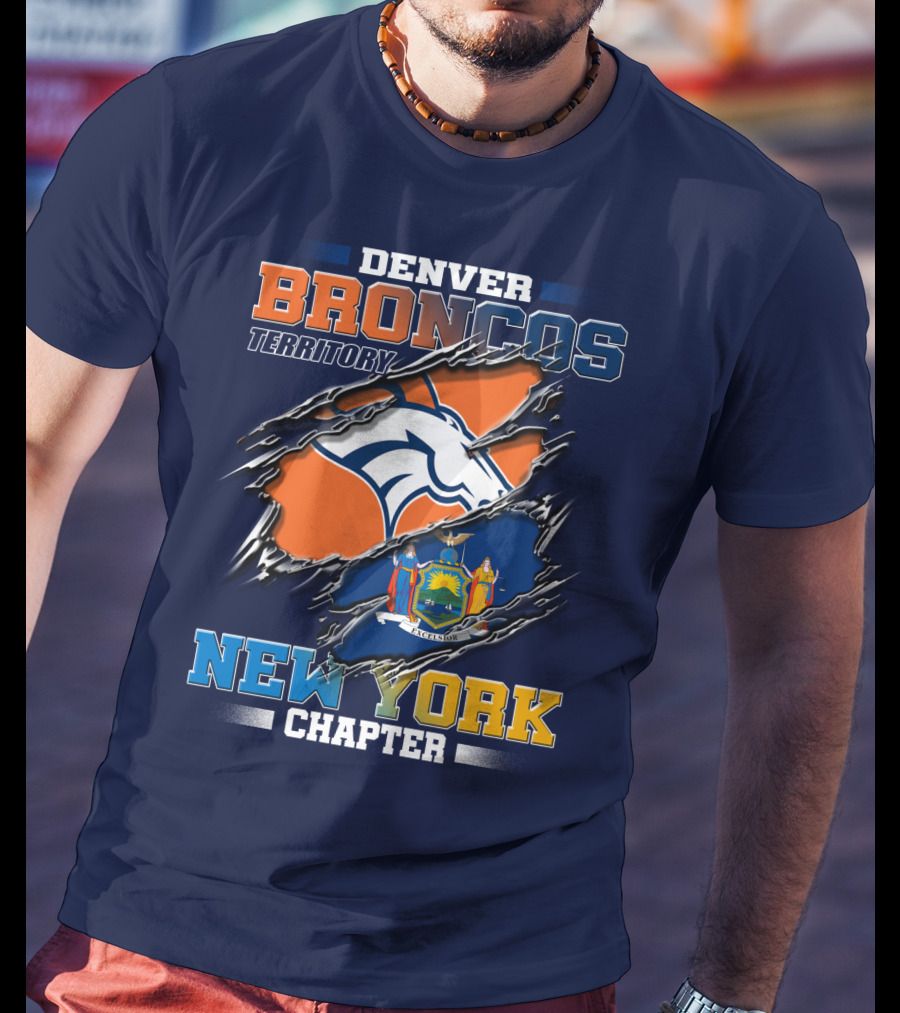 Denver Broncos Territory New York Chapter T-Shirt