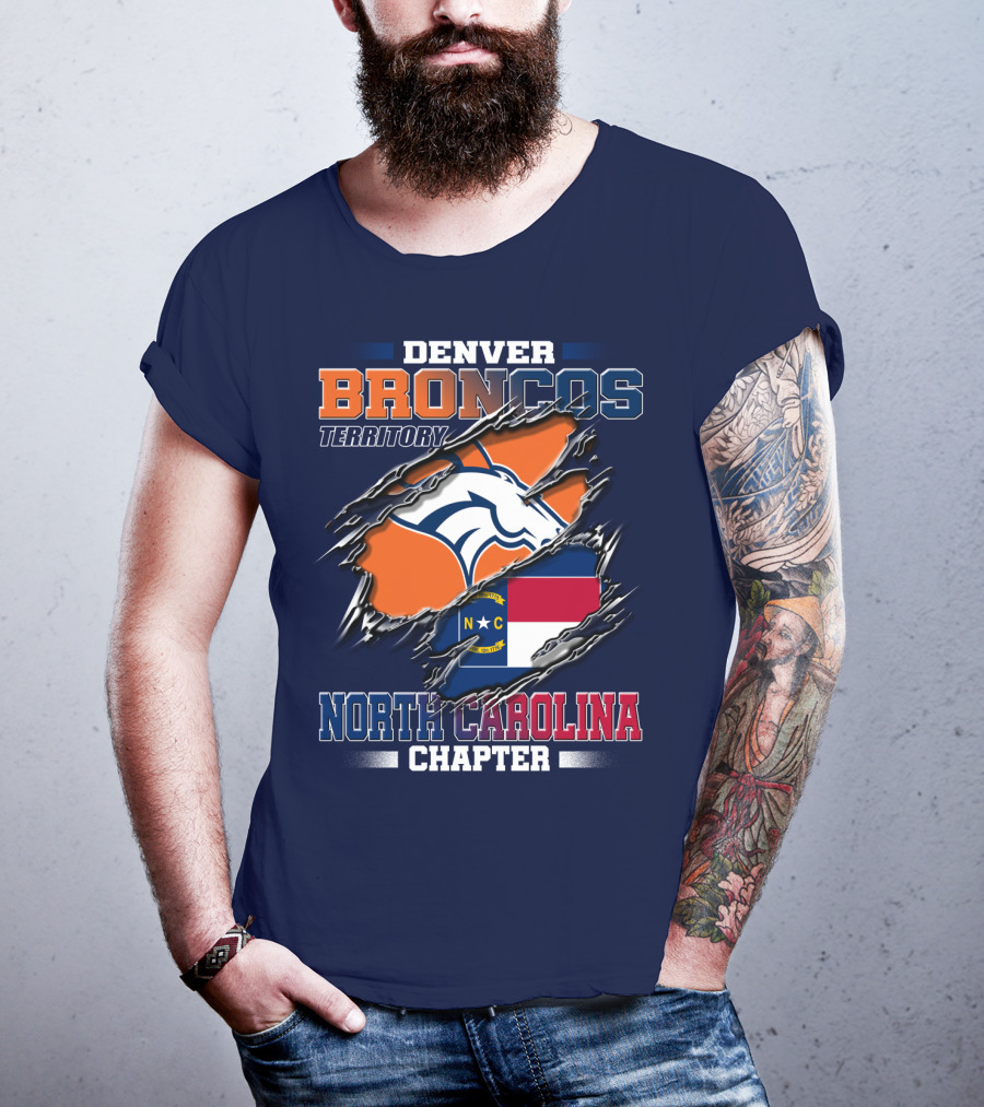 Denver Broncos Territory North Carolina Chapter T-Shirt